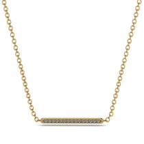 Channel Micro Pave Diamond Necklace - Nyla No. 1 image 1