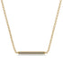 Channel Micro Pave Diamond Necklace - Nyla No. 1