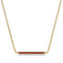 Channel Micro Pave Ruby Necklace - Nyla No. 10 image 1