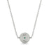 Personalised Round Emerald Necklace - Lena No. 6