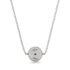Personalised Round Ruby Necklace - Lena No. 12