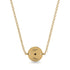 Personalised Round Black Diamond Necklace - Lena No. 7 image 1