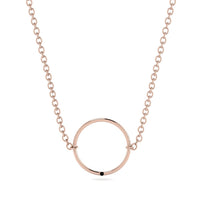 Geometric Black Diamond Pendant Golden Diamond - Emberly No. 8 image 1