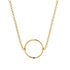 Geometric Sapphire Pendant Golden Diamond - Emberly No. 13