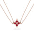 Star Ruby Necklace - Greta No. 11