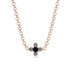 Compass Black Diamond Necklace - Maren No. 8