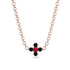 Compass Ruby Necklace - Maren No. 41