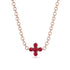 Compass Ruby Necklace - Maren No. 56