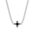 Compass Black Diamond Necklace - Maren No. 9