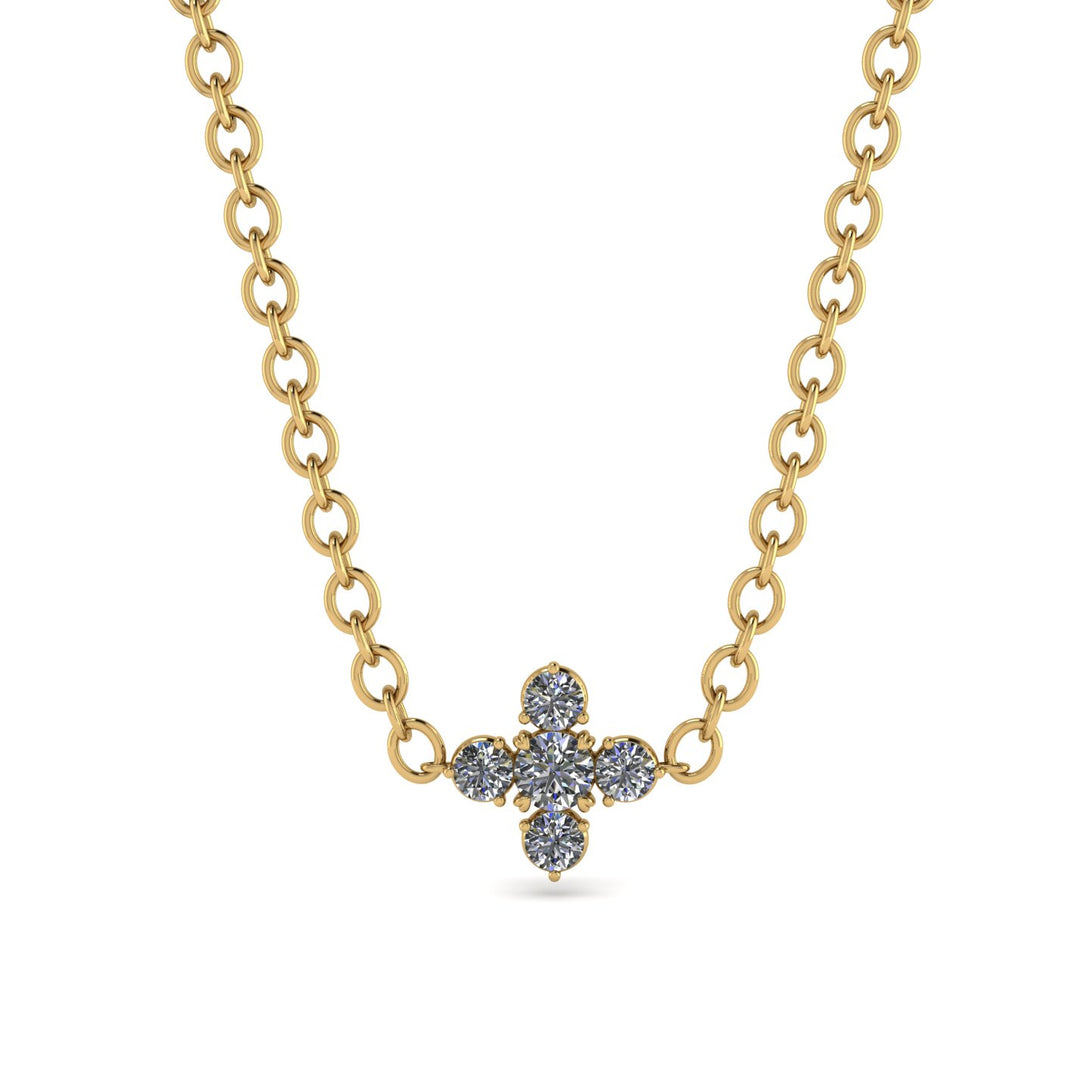 Compass Diamond Necklace - Maren No. 1