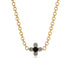 Compass Black Diamond Necklace - Maren No. 7