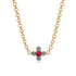 Compass Ruby Necklace - Maren No. 10