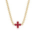 Compass Ruby Necklace - Maren No. 55