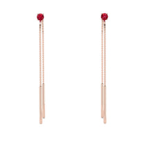 Hanging Ruby Earrings - Alaia No. 11 image 1