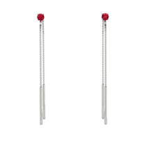 Hanging Ruby Earrings - Alaia No. 12 image 1