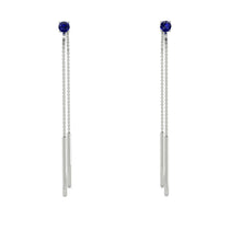Hanging Sapphire Earrings - Alaia No. 15 image 1