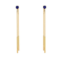 Hanging Sapphire Earrings - Alaia No. 13 image 1