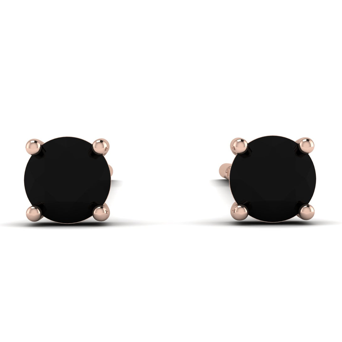 Hanging Black Diamond Earrings - Milani No. 8