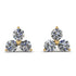 Minimalist Diamond Stud Earrings - Jillian No. 1 image 1