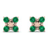 GeometricEmerald Earrings Golden Diamond - Jayda No. 5