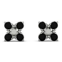Geometricblack Diamond Earrings Golden Diamond - Jayda No. 9 image 1