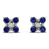 GeometricSapphire Earrings Golden Diamond - Jayda No. 15