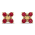 GeometricRuby Earrings Golden Diamond - Jayda No. 10