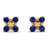 GeometricSapphire Earrings Golden Diamond - Jayda No. 13