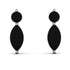 Hanging Marquise Black Diamond Earrings - Lacey No. 9