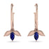 Leaves Sapphire Earrings - Anika No. 14