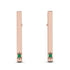 Stick Emerald Stud Earrings - Remy No. 5