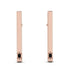 Stick Black Diamond Stud Earrings - Remy No. 8 image 1