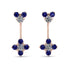 Hanging Diamond Compass Earrings - Brittany No. 62