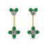 Hanging Diamond Compass Earrings - Brittany No. 16
