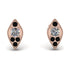 Milgrain Marquise Diamond Earrings - Faye No. 32