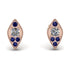 Milgrain Marquise Diamond Earrings - Faye No. 62