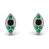 Milgrain Marquise Black Diamond Earrings - Faye No. 24 image 1