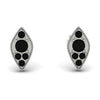 Milgrain Marquise Black Diamond Earrings - Faye No. 39