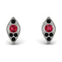 Milgrain Marquise Ruby Earrings - Faye No. 42
