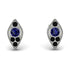 Milgrain Marquise Sapphire Earrings - Faye No. 45