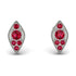 Milgrain Marquise Ruby Earrings - Faye No. 57