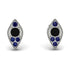 Milgrain Marquise Black Diamond Earrings - Faye No. 69 image 1