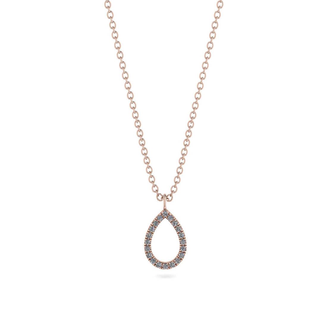 Pear Diamond Necklace - Amina No. 2