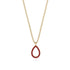 Pear Ruby Necklace - Amina No. 10