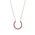 Horseshoe Ruby Necklace - Amira No. 11