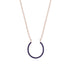 Horseshoe Sapphire Necklace - Amira No. 14