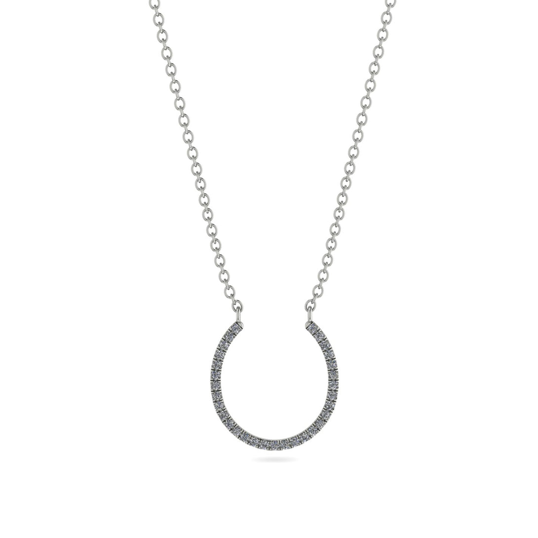 Horseshoe Diamond Necklace - Amira No. 3