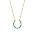 Horseshoe Emerald Necklace - Amira No. 4
