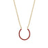 Horseshoe Ruby Necklace - Amira No. 10