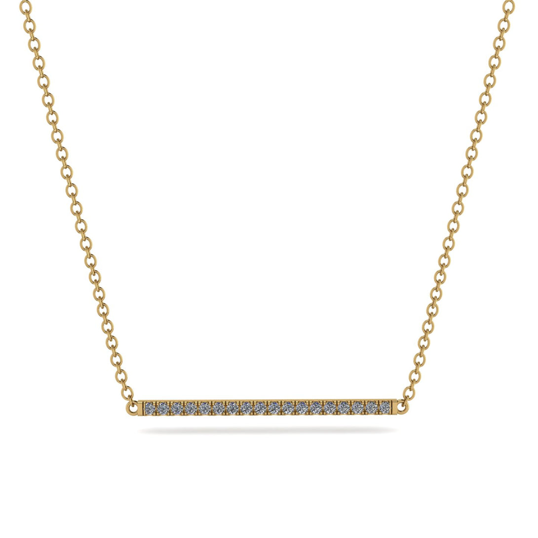 Long Line Diamond Necklace - Giselle No. 1